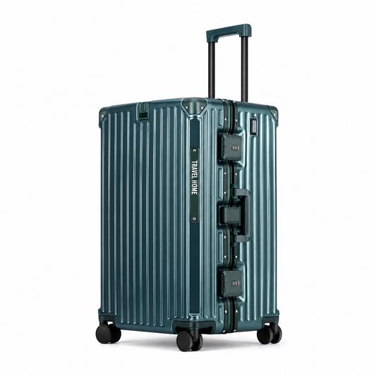Large Capacity Aluminum Frame Rolling Travel Suitcase