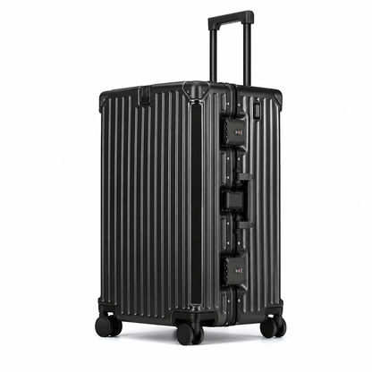 Large Capacity Aluminum Frame Rolling Travel Suitcase