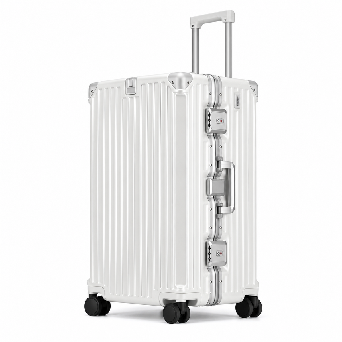 Large Capacity Aluminum Frame Rolling Travel Suitcase