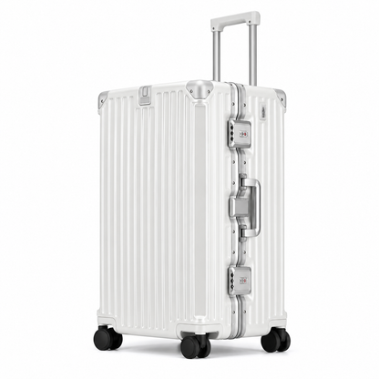 Large Capacity Aluminum Frame Rolling Travel Suitcase