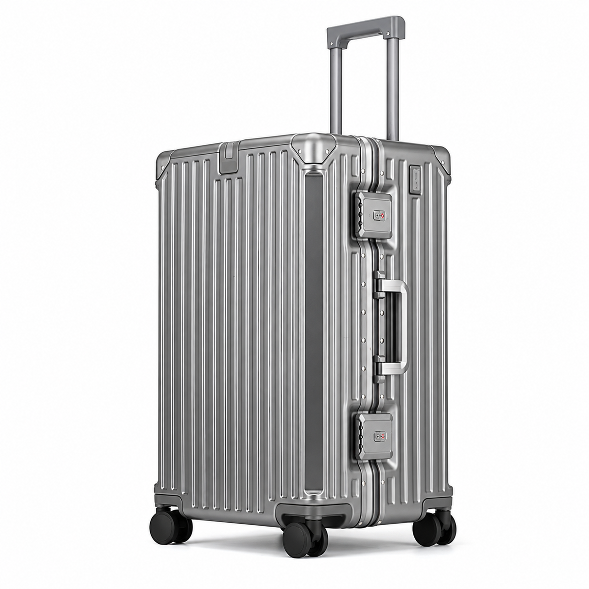 Large Capacity Aluminum Frame Rolling Travel Suitcase