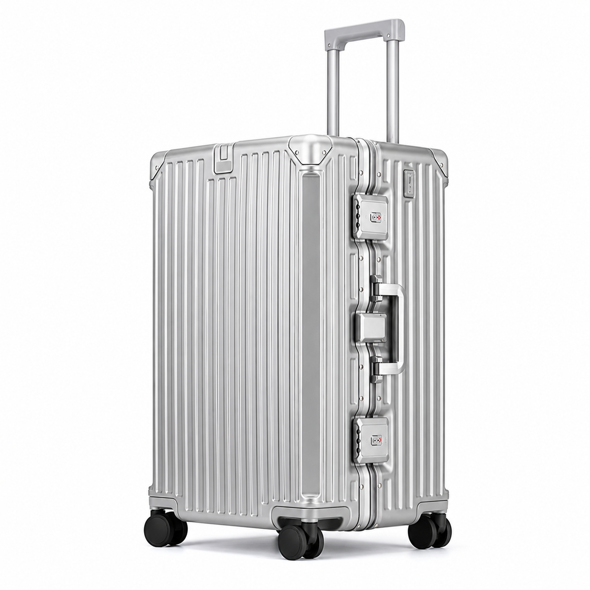 Large Capacity Aluminum Frame Rolling Travel Suitcase