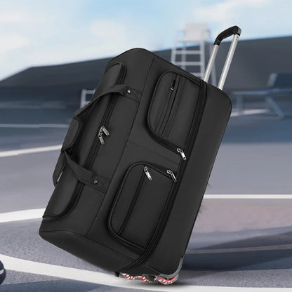 Large Capacity Waterproof Rolling Travel Duffle Bag
