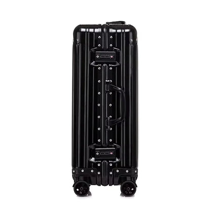 Aluminum Magnesium Alloy Travel Suitcase with Large Capacity & Spinner Wheels